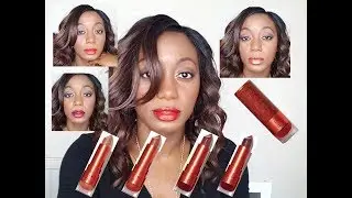 I Heart Revolution Dragons Dare Lipstick Swatches and Review