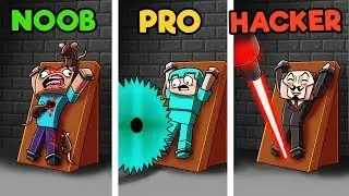 Minecraft - 10 WAYS TO KILL A NOOB! (NOOB vs PRO vs HACKER)