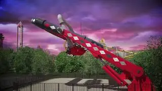 HARLEY QUINN Spinsanity ride reveal at Six Flags Great Adventure
