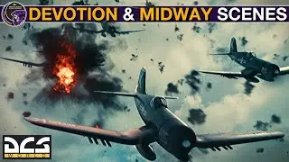 Devotion(2023): Bridge Attack & Midway(2019): Deadstick Landing | DCS Movie Reenactments