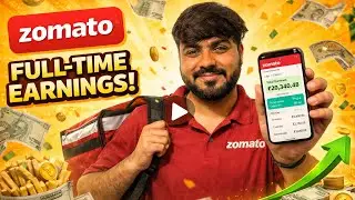 Zomato Delivery Full Time Earnings 💰 | Real Income Proof 😱