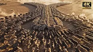 Spotted Hyena vs African Wild Dog Gang War Simulation