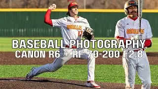 Using the Canon RF 70-200mm f2.8 for Baseball Photography