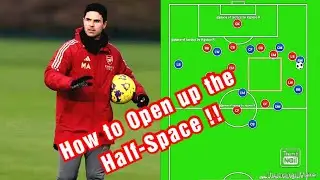 How to unlock the half-Space with a combination play??🤔 #football #soccer #sport