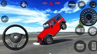Dollar (Song) Modified Red Mahindra Thar 😈Off Road Driving Gameplay Indian car simulator 3d 