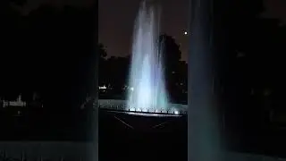 colorful fountain #travel #colorful #fountain #nightfountain