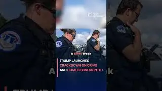 Trump Launches Crackdown on Crime and Homelessness in D.C. #politics