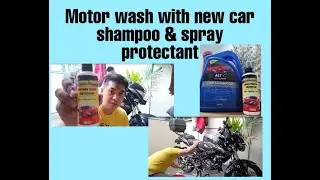 MTX Car Shampoo and Multi Purpose Protectant Review (Motor Washing na tayu Guys)