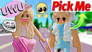 PİCK ME GRİL GİBİ DAVRANIP TROLLEDİM 😆 Kızlar Saldırdı💅🏻(Roblox Brookhaven 🏡Rp)