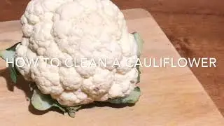 How to clean/wash a Cauliflower/ #allin1byjoy #boskip78 #howto #clean