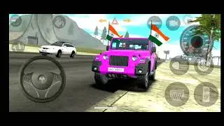 Mood_Garam(Song)👿Modified Mahindra Pink Thar 🩷Indian Car Simulator 3D ‼️Game Play For Android Phone