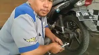 Tutorial cara ganti ban luar supra x 125 bagian 1