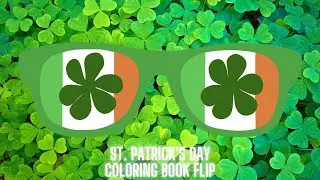 St. Patrick’s Day Coloring Book for Adults Flip-Through