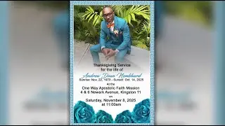 Homegoing Service - Celebrating the Life of Andrew Dean Nembhard