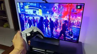 LG OLED C4 + Watch Dogs Legion PS5 Pro, игровой процесс 4K 120 Гц HDR | Подсветка телевизора Govee 3