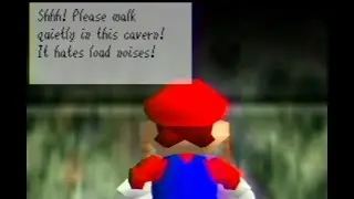 SHHH! PLEASE WALK QUIETLY IN THE CAVERN!