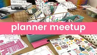 Planner meet up at Michaels Stores