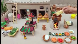 Egg Masala Maggi | Miniature Anda Masala Maggi | Mini Cooking Recipe | Pak Miniature Village