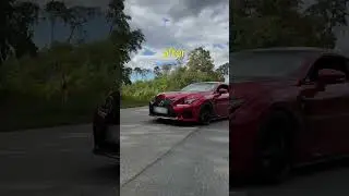 Before and after the Armytrix exhaust 🤓 #mechanic #tuning #lexus #rcf #v8 #exhaustsound