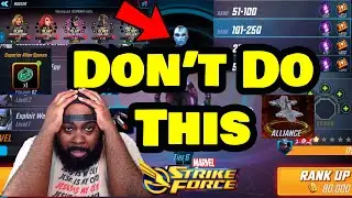 Top 5 Beginner Mistakes - Beginners Guide 2020 - Marvel Strike Force - MSF