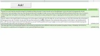 Update! OpenAI Excel File with Multiple Questions!