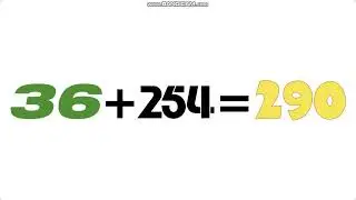 Logo Math: 36+254=290. (254th video special!)