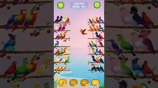 Bird sort color puzzle - 🦆🐥🐦 All Levels & Challenges (Mobile Gameplay)