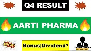 Aarti Pharma q4 Results 2023 | aarti Pharmalabs result | aarti Pharma share latest news | aarti
