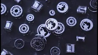 Day & Night Stainless Steel Plugs (2G - 5/8