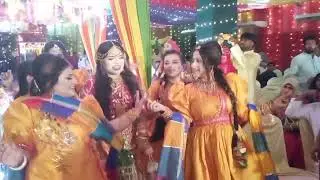 কনের এন্ট্রি,,,🥰 হলুদ সন্ধ্যা,,,🥰#PoroshChowa