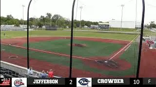 Jefferson College vs Crowder College Region 16 baseball tournament