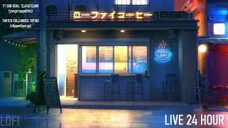 🔴LIVE 24/7 hour Lofi ☕️ Study Music Lofi hip hop Beats ☔️ Chill Music 🔴