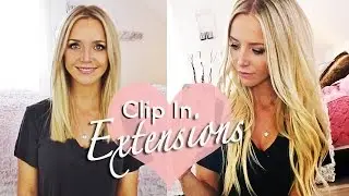 Clip in Extensions - Test & Erste Erfahrungen | Reinmachen / Tutorial | Review 2015 - Deutsch