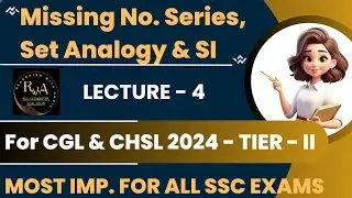L-4_SSC CGL 2024 T-II || SIGN INTERCHANGE || MNS PYQ's || REASONING || CGL 2024 Tier -1_SOLUTION
