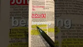 John 1:1 #shorts #bible #reading #bibleverse #thankyou