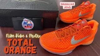 Nike Kobe 6 Protro 'TOTAL ORANGE.The best shoe of 2025?? #unboxing #closerlook #kobe6protro #orange