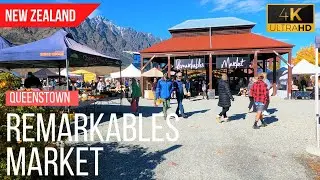 Remarkables Market - Queenstown, New Zealand | 4K Walking Tour
