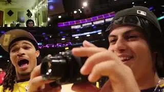 FAZE WENT TO THE LAKERS GAME TO RECRUIT BRONNY JAMES AGAIN