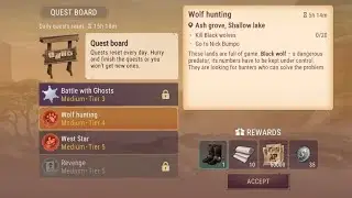 West Land Survival Completing Daily Quests
