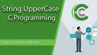 Program to transform a string into its uppercase with using strupr in C (Hindi)