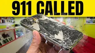 Lost iPhone Found Destroyed in to Million Pieces 😱 Can We Color Change ⁉️🤔 #apple #iphone #ios #fy