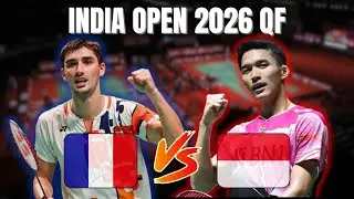 CLOSE MATCH‼️ Christo Popov (FRA) vs Jonatan Christie (INA) | India Open 2026