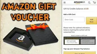 How to add #Amazon gift voucher to your account | Amazon gift cards