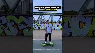 How to Snakeboard 💚🐍💚 #snakeboard #surfskate #snakeboarding #surfboard #carverboard #lifestyle