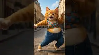 cat funny dance..#funwithkids#funny#shorts#fun#comedy