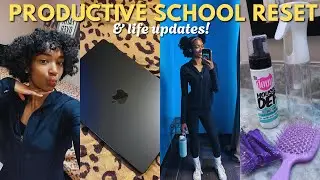 a VERY productive school reset + life updates! | Jada Hall