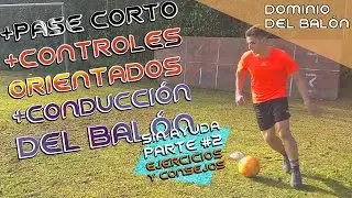Cómo mejorar tu PASE y CONTROL DEL BALÓN - Sin ayuda | Ejercicios y consejos Fútbol #2 ⚽