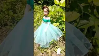 barbi doll long skirt and top making/ payel art and craft apd