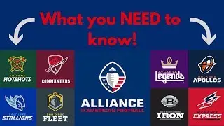 What you NEED to know about the Alliance of American Football (AAF)  League!