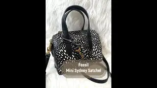 Fossil Mini Sydney Satchel Quick Review